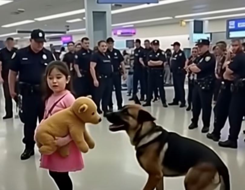K9 Dog Barks at a Family in the Airport — What They Discover Leaves Everyone Stunned