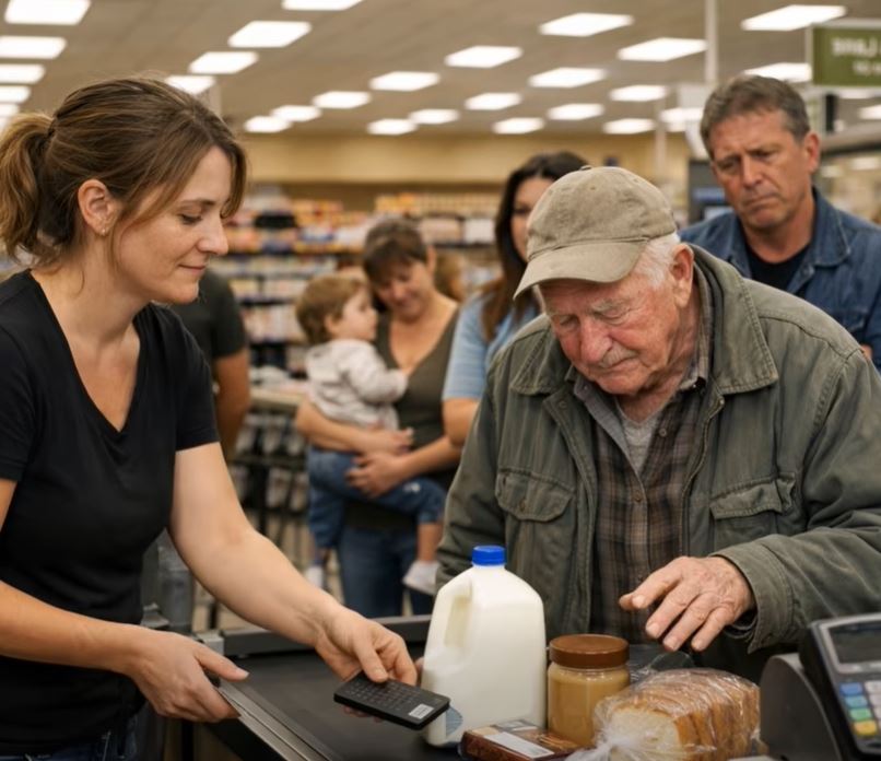 I Helped an Old Man at the Store. Two Days Later, Someone Came to My Door
