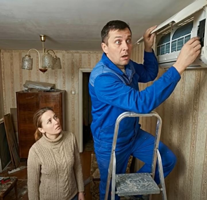 I Thought the AC Was Just Broken — Until the Repairman Opened It and Whispered, ‘Ma’am… you need to see this.’