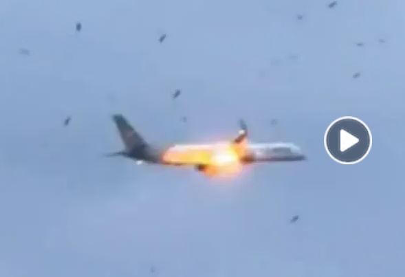 Terrifying Incident: Boeing Plane Engine Catches Fire, Forces Emergency Landing