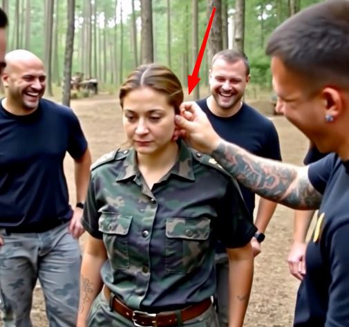 Bandits in the forest attacked a woman in military uniform, but none of them had