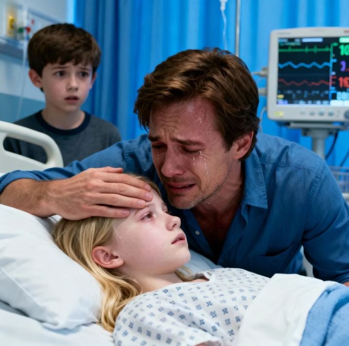 THE MILLIONAIRE’S DAUGHTER D!ED IN HIS ARMS, BUT THE GARDENER’S SON SAW SOMETHING ON THE MONITOR AND STOPPED…