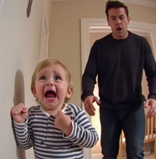 Every hour, my toddler would walk to the same corner of his room and press