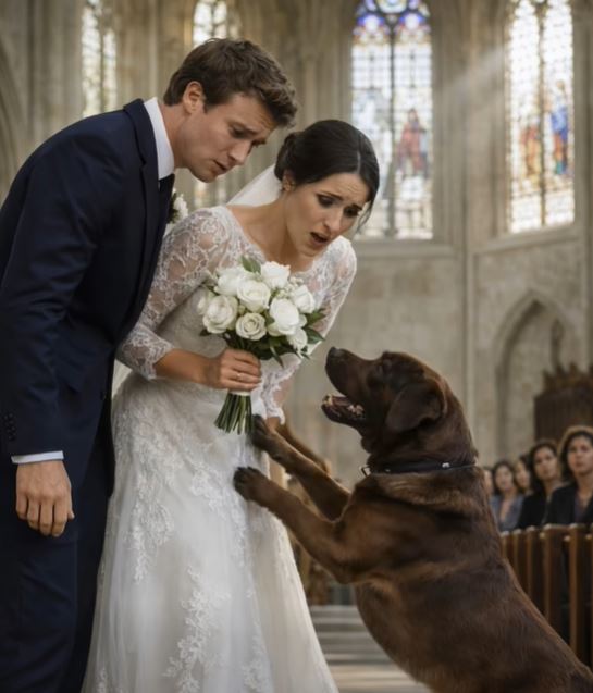 At the Wedding, a Dog’s Unusual Behavior Caught Everyone’s Attention — What Happened Next Surprised Guests