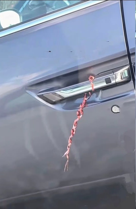 Seeing a Wire Tied Around a Car Door Handle: What It Could Mean