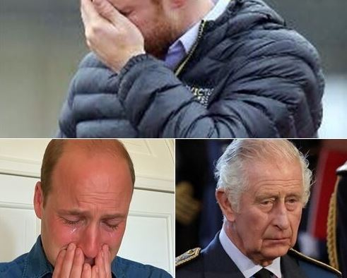 Prince Harry wipes away tears after a shocking announcement from the Palace, as a wave of sorrow sweeps through the Royal Family. Prince William can no longer hold back, breaking down: “Harry, come home… we’re so sorry to say that…” — and what followed left the world stunned…. !!