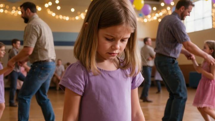 Classmates mocked an eight-year-old girl because her father couldn’t attend the father-daughter evening, but none of them knew the real reason, and when the truth came out, silence filled the room.