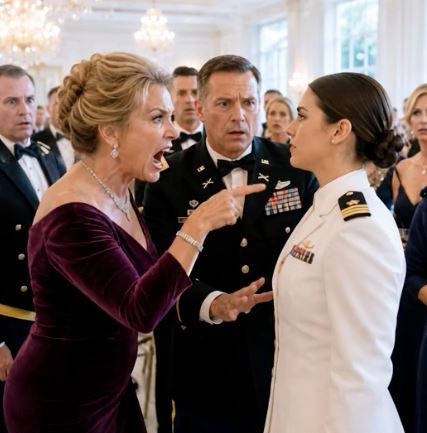 AT MY HUSBAND’S MILITARY BALL, MY MOTHER-IN-LAW GRABBED AN MP, POINTED AT ME IN MY