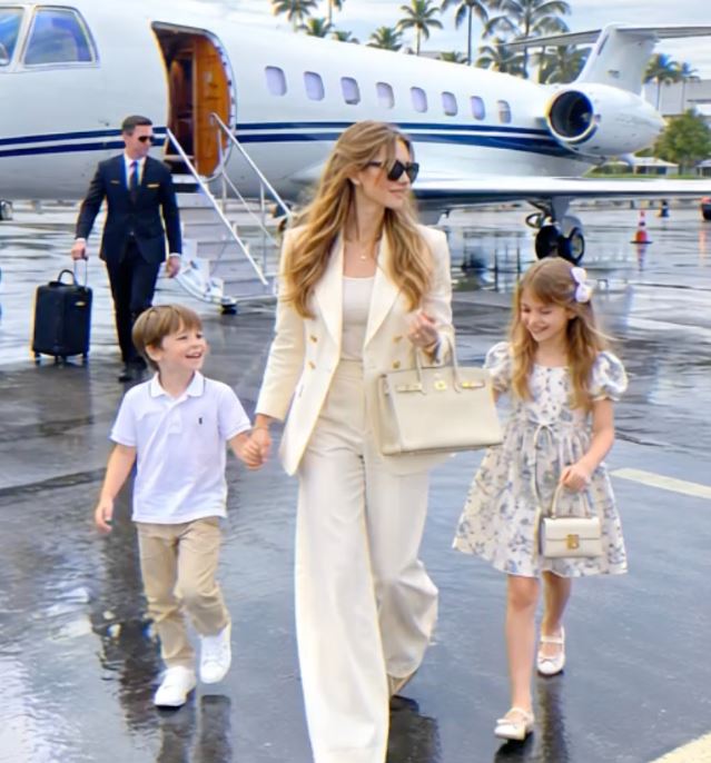 5 minutes after the divorce, I flew abroad with my two kids. Meanwhile, all seven